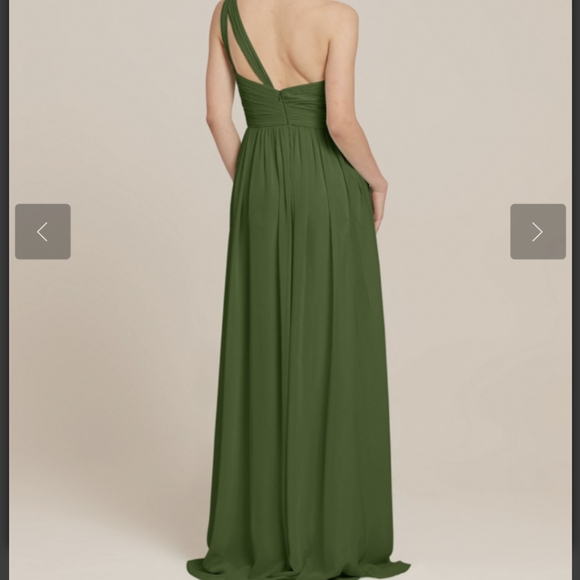 AW Grace Bridesmaid Prom Formal Special Occasion Wedding Guest Dress, 10, Red - Picture 4 of 9